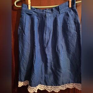 Vintage Collectable Gold Skirt- Size 6